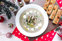 Load image into Gallery viewer, Truffle Mushroom Soup w/ Focaccia (5-6 pax)