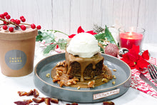 Load image into Gallery viewer, Sticky Medjool Date Pudding w/ Twice Young Tahitian Vanilla Bean Ice Cream (5-6 pax)