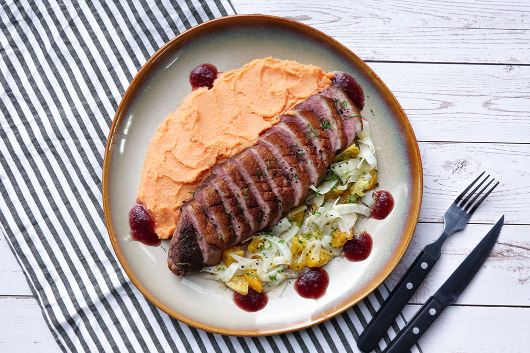 Cranberry Jus Duck Breast