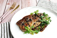 Load image into Gallery viewer, Seared Sea Bream w/ Lentil Ragout &amp; Capers
