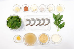 Creamy Lemon Prawn Orzo w/ Sweet Basil & Feta
