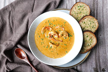 Load image into Gallery viewer, Rustic Prawn Bisque w/ Garlic Sourdough
