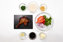 Load image into Gallery viewer, Lemongrass Glazed Duck Leg w/ Green Ginger Rice &amp;
