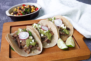 Carnitas Tacos w/ Black Bean Salad