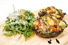 Load image into Gallery viewer, Tomato-Spinach Stuffed Portobello
