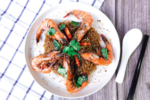 Thai Prawn Vermicelli (Goong Ob Woonsen)